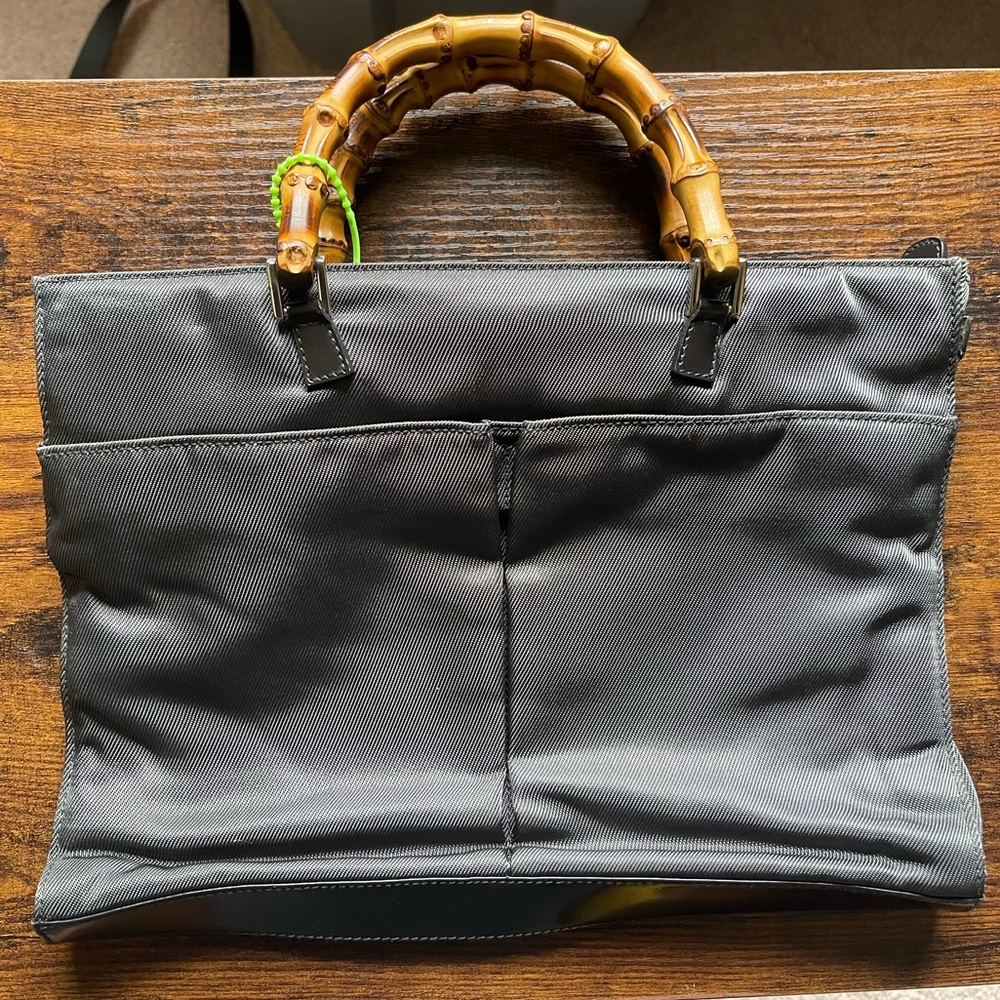 Gucci Nylon handbag with Bamboo Handles